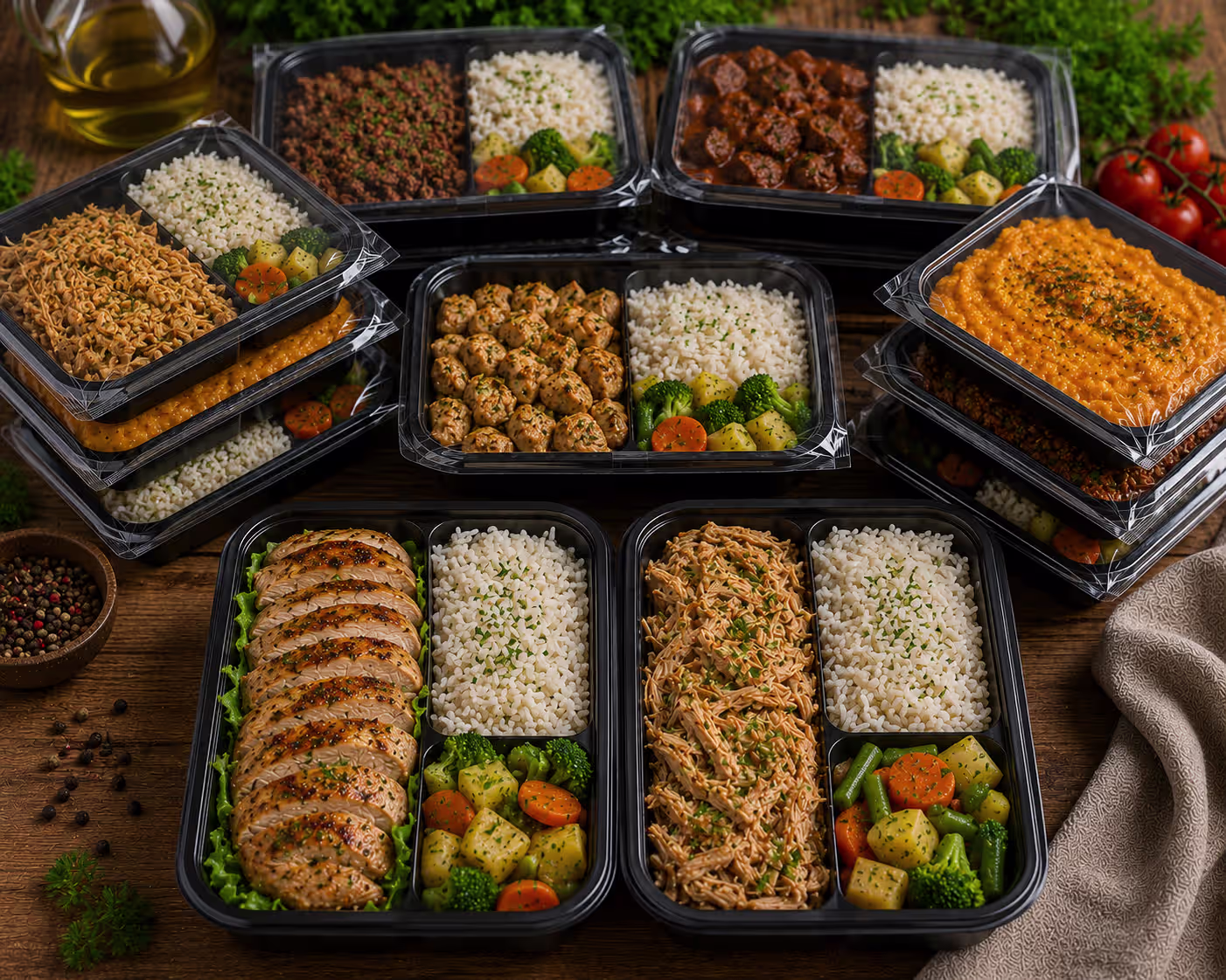 Combo 21 Marmitas Semana Fit